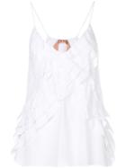 No21 Ruffled-trimmed Blouse - White