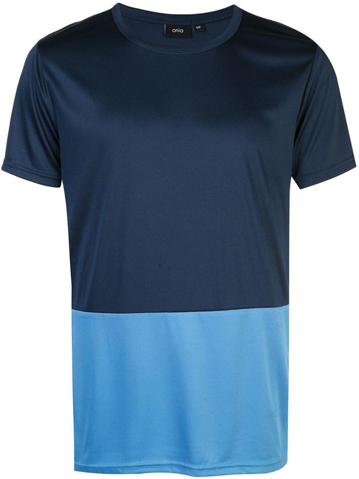 Onia Two-tone T-shirt - Blue