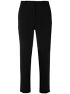 Theory Cropped Slim-fit Trousers - Black