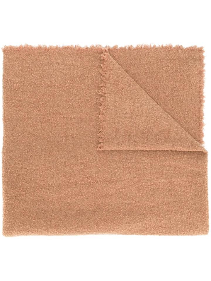 Faliero Sarti 'alexia' Scarf, Men's, Brown, Nylon/cashmere/virgin Wool
