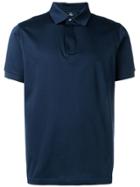 Fay Knitted Polo T-shirt - Blue