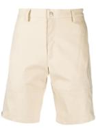 Paria Farzaneh Zip Panelled Shorts - Neutrals