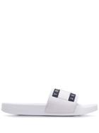 Tommy Jeans Logo Pool Slides - White