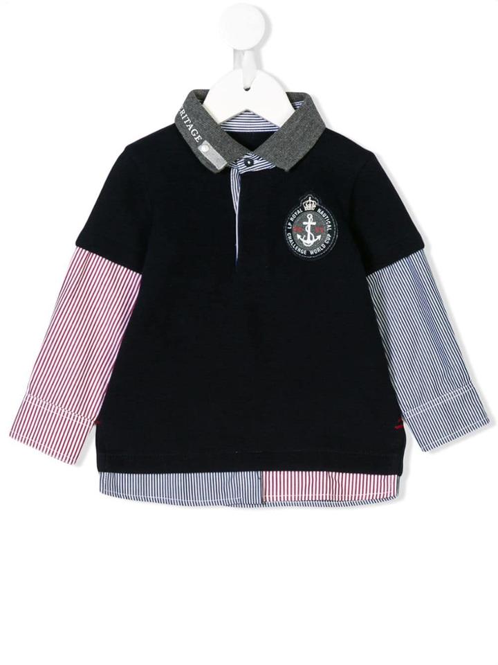 Lapin House Double Design Shirt - Blue