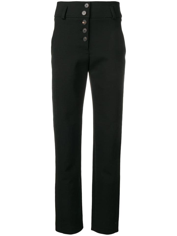 Carven High-waisted Trousers - Black