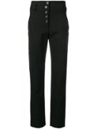 Carven High-waisted Trousers - Black