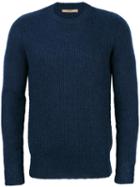 Nuur - Crew Neck Jumper - Men - Nylon/mohair/wool - 48, Blue, Nylon/mohair/wool