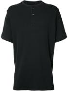 Ovadia & Sons - Henley T-shirt - Men - Cotton - Xl, Black, Cotton