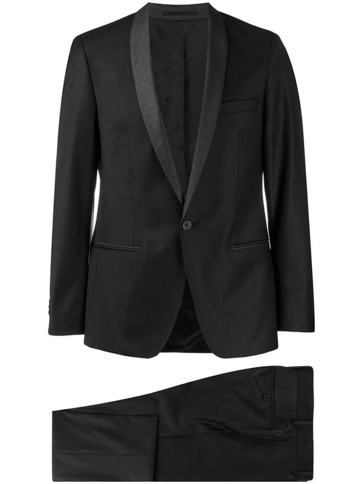 Karl Lagerfeld Plain Formal Suit - Black