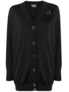 Boutique Moschino Loose-fitting Cardigan - Black
