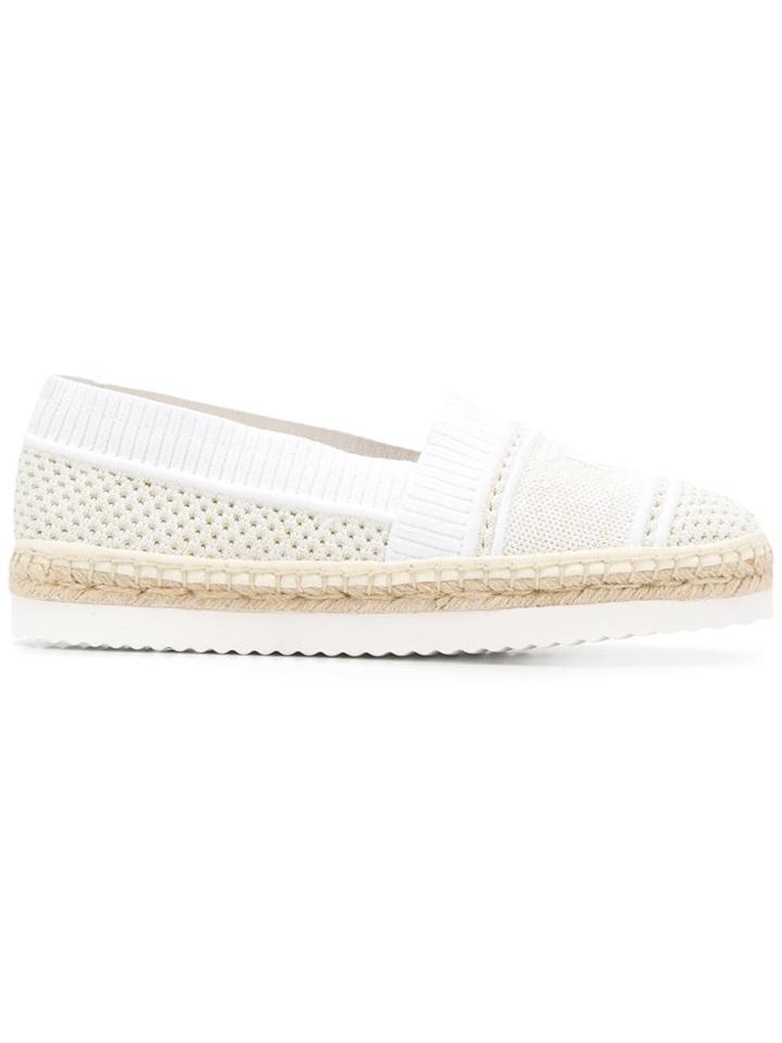 Michael Michael Kors Logo Espadrilles - White