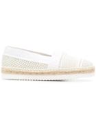 Michael Michael Kors Logo Espadrilles - White