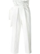 3.1 Phillip Lim - Tie Waist Trousers - Men - Cotton/linen/flax - S, White, Cotton/linen/flax