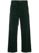 Department 5 Wide Corduroy Trousers - Green