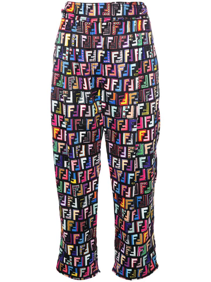Fendi Ff Logo Trousers - Multicolour