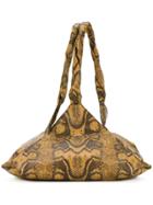 Givenchy Python Print Pyramid Bag - Nude & Neutrals