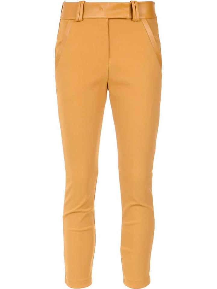 Gloria Coelho Belted Leggings - Yellow
