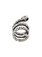 Saint Laurent Snake Ring - Metallic