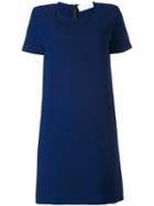 Gianluca Capannolo - Shift Dress - Women - Nylon/acetate/viscose - 46, Blue, Nylon/acetate/viscose