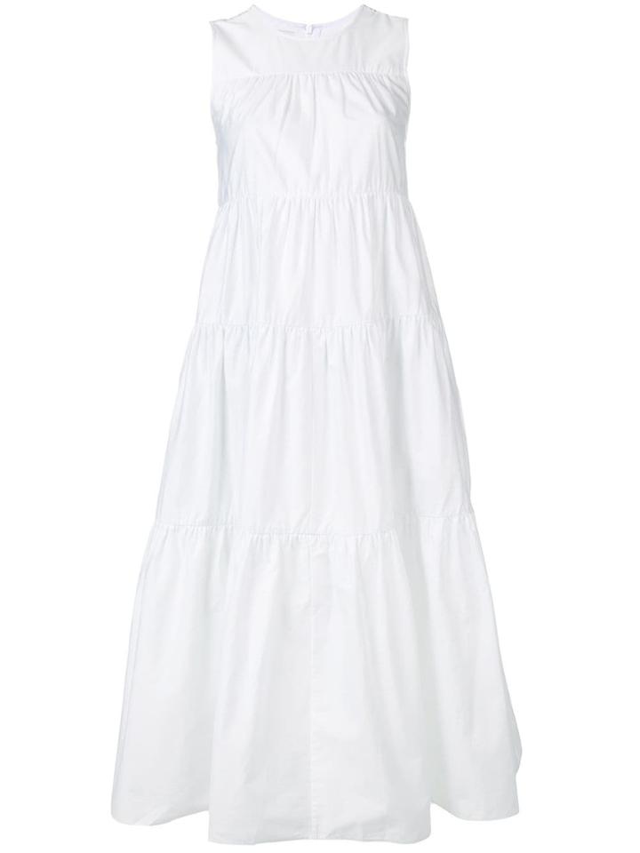 Co Panelled Midi Dress - White