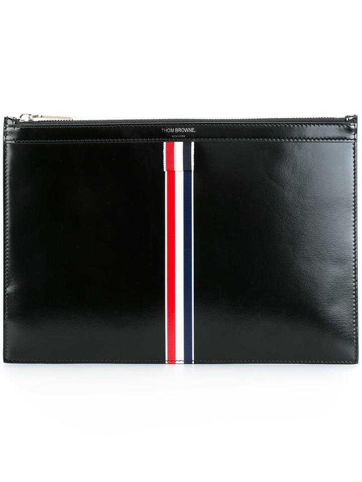 Thom Browne Top Zip Clutch