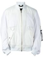 Liam Hodges 'mechanic' Bomber Jacket, Men's, Size: Small, White, Nylon/polyester