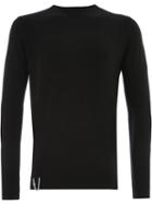 Matthew Miller Herrao Merino Wool Sweater - Black