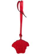 Versace Embossed Medusa Keyring - Red