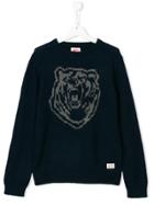 American Outfitters Kids Tiger Knitted Sweater - Blue