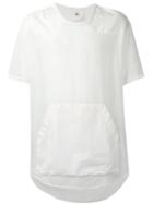 Lost & Found Rooms - Pouch Pocket Sheer T-shirt - Men - Cotton/spandex/elastane - Xxl, White, Cotton/spandex/elastane