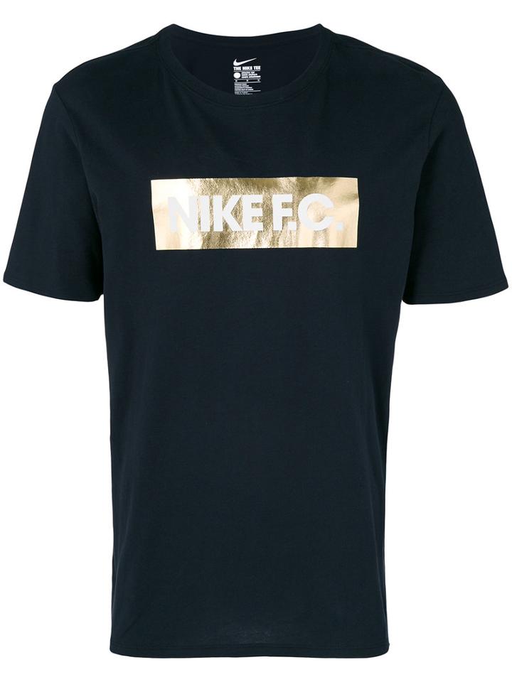 Nike - F.c. Foil Logo T-shirt - Men - Cotton - S, Black, Cotton