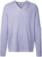 H Beauty & Youth Ribbed Detail Jumper, Men's, Size: Large, Pink/purple, Cotton/polyester