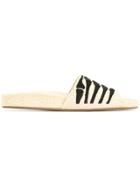 Mara & Mine Montana Skeleton Hand Slides - Nude & Neutrals