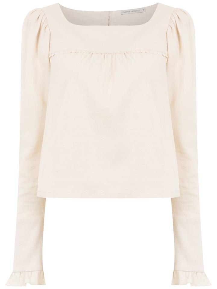 Martha Medeiros Long Sleeved Top - Nude & Neutrals