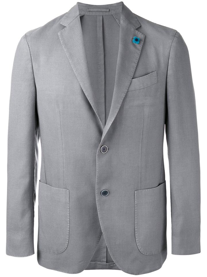 Lardini Two-button Blazer - Grey