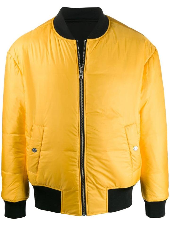 Calvin Klein Jeans Est. 1978 Reversible Bomber Jacket - Yellow