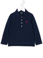Ralph Lauren Kids Logo Polo Shirt, Girl's, Size: 8 Yrs, Blue