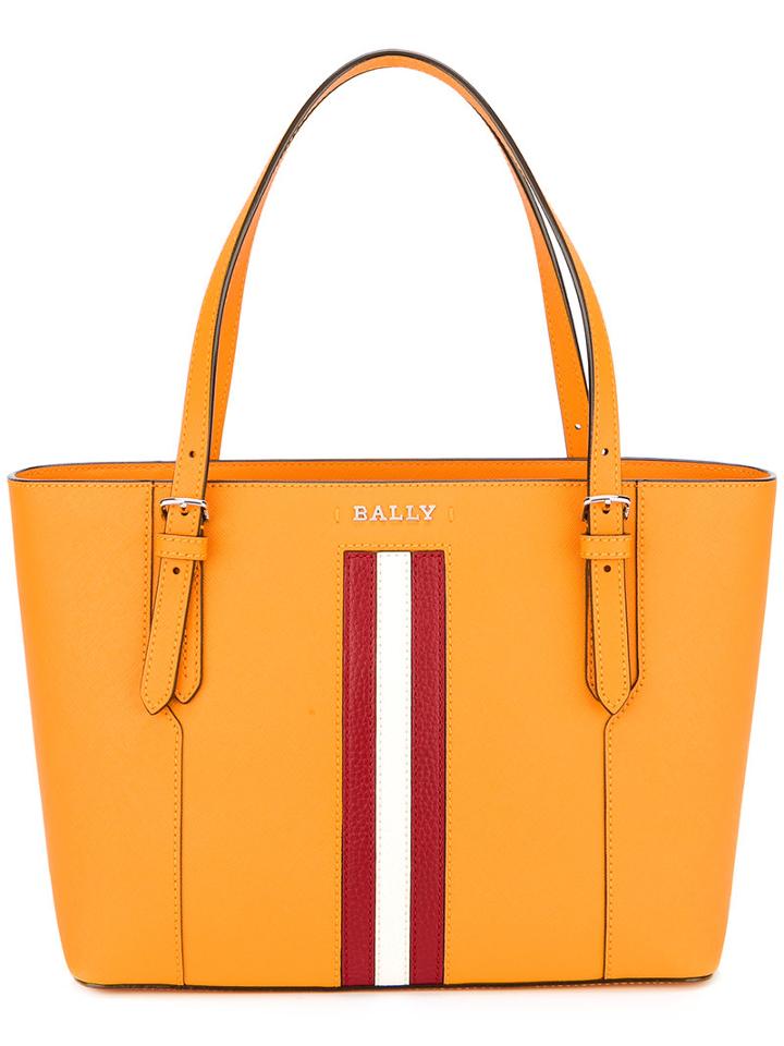 Bally Shopper Tote, Women's, Yellow/orange, Leather