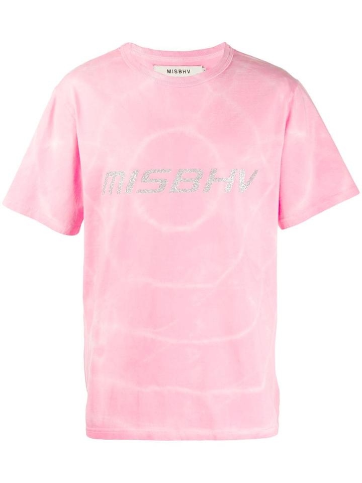 Misbhv Logo Print T-shirt - Pink