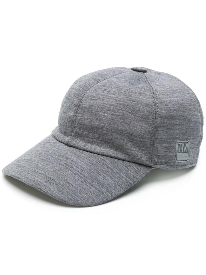 Z Zegna Logo Patch Cap - Grey