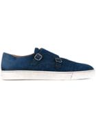 Santoni Contrast Trainers - Blue