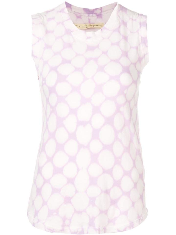 Raquel Allegra Tie-dye Knitted Top - Purple