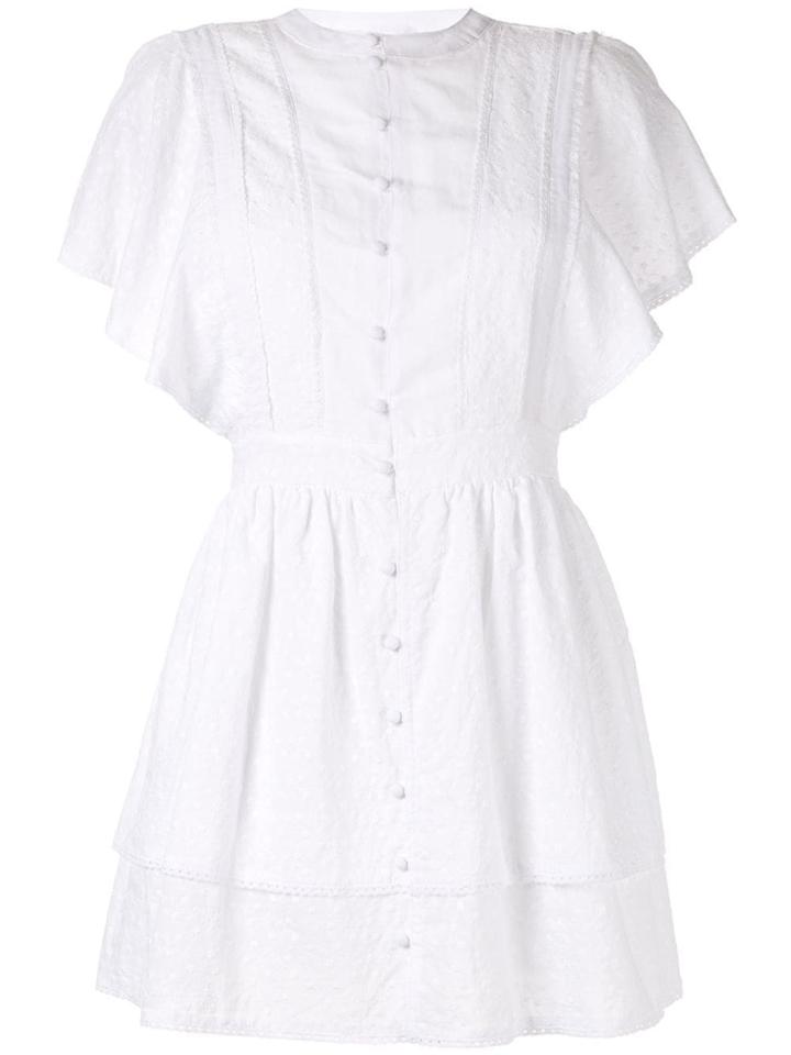Sir. Charlee Ruffle Mini Dress - White