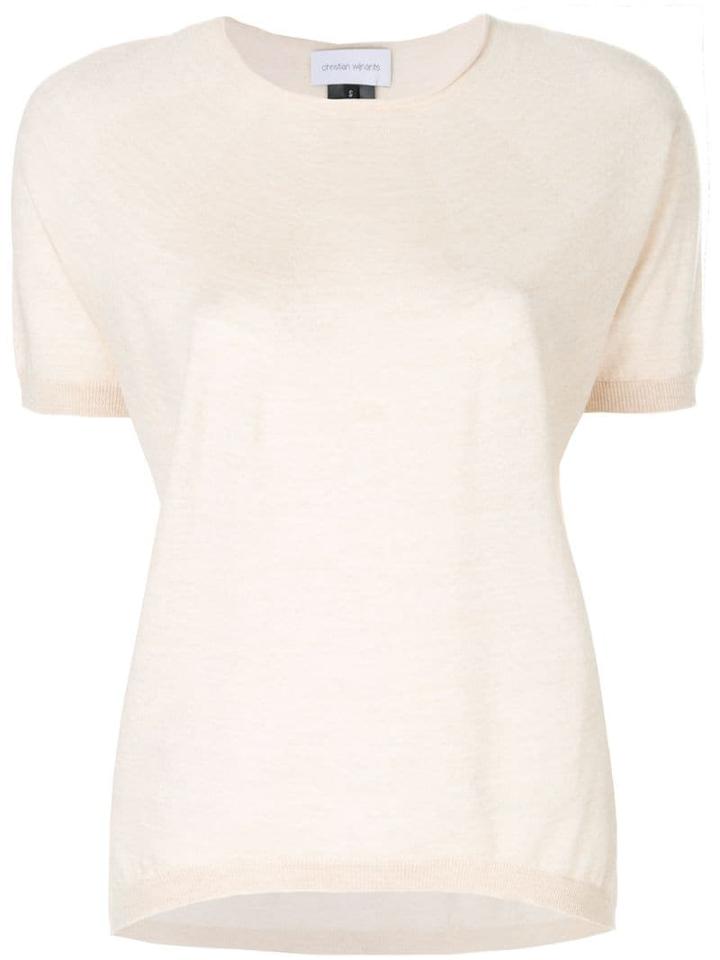 Christian Wijnants Shortsleeved Knitted Top - Neutrals