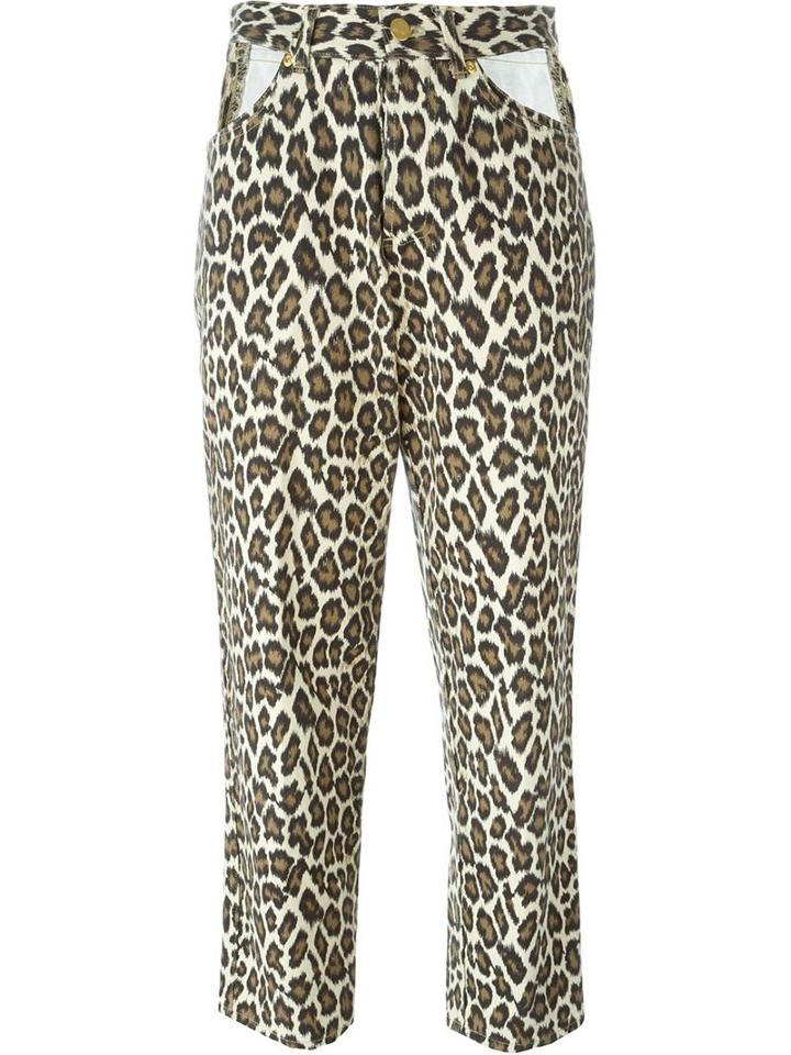 Jean Paul Gaultier Vintage Leopard Print Jeans