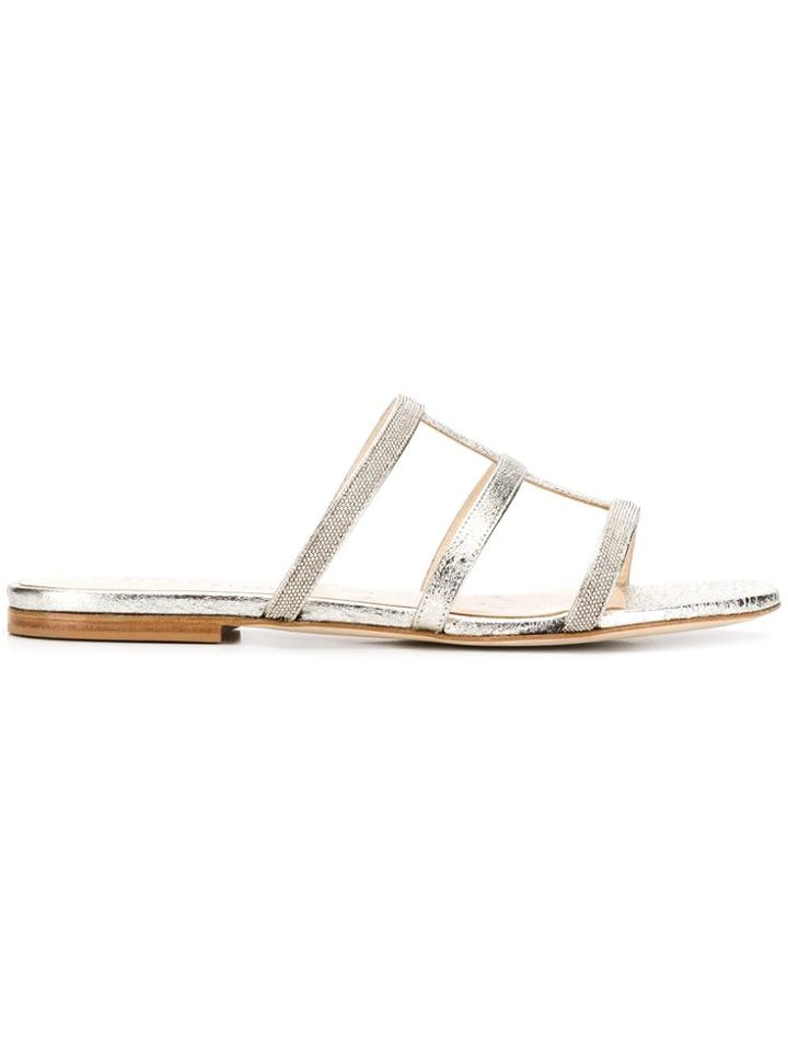 Fabiana Filippi Caged Sandals - Grey