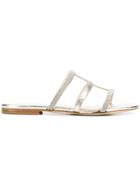 Fabiana Filippi Caged Sandals - Grey