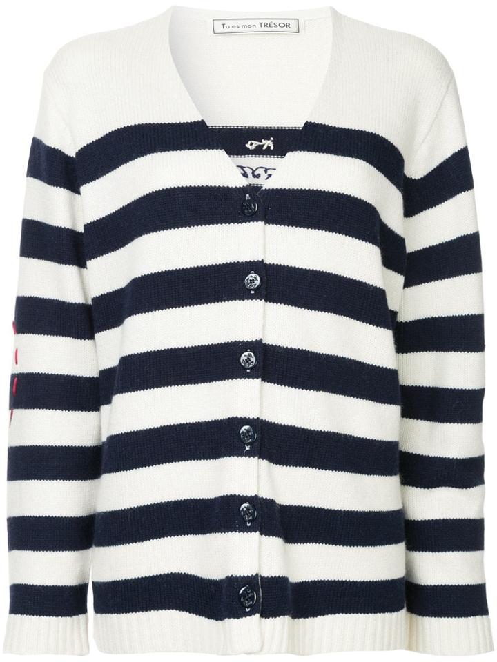 Tu Es Mon Trésor No Border Cardigan - White