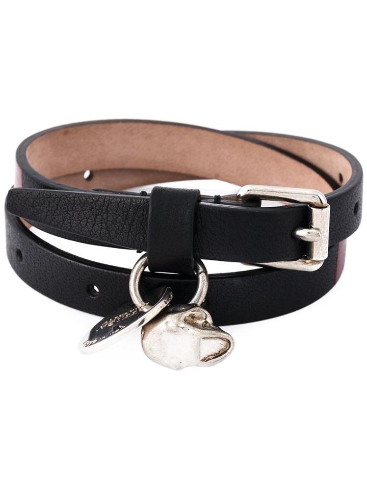 Alexander Mcqueen Wrap Around Skull Bracelet