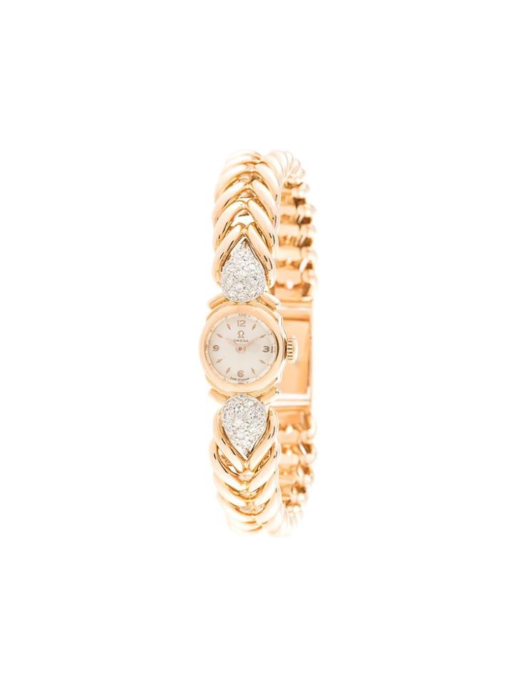 Omega Diamond Charm Watch - Gold